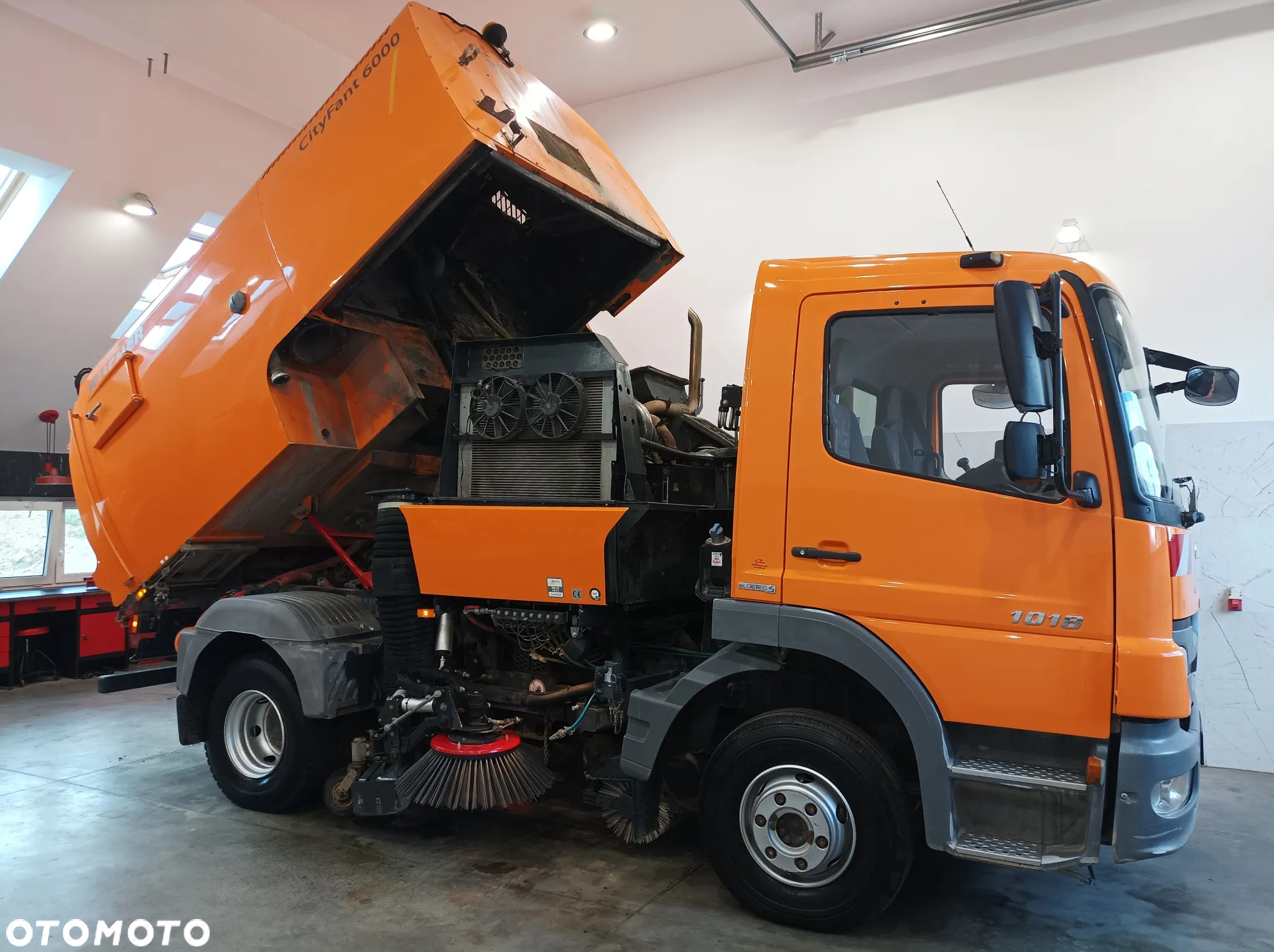 Mercedes-Benz Atego 1524 Zamiatarka Bucher Euro 5 EUnited PM10 Szczotki L/R 2 Silniki - 9