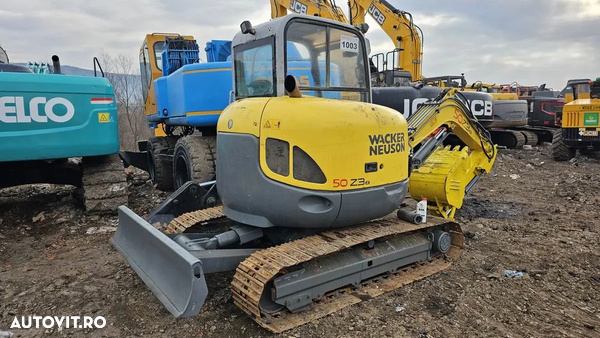 Wacker Neuson 50Z3 Mini excavator pe senile