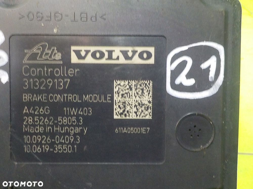 VOLVO V60 I S60 II 11r 2.4 D5 pompa ABS P31329137 10.0212-0543.4 - 7