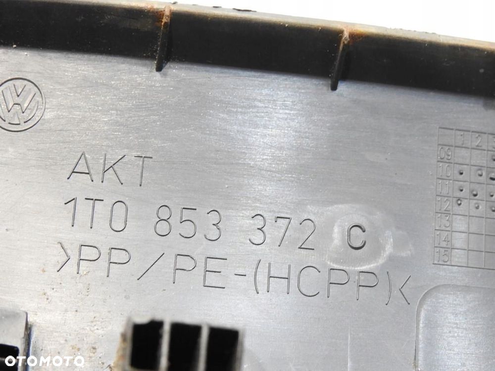 OSŁONA PROGU PRAWY TYŁ VW TOURAN 1T3 LIFT 1T0853372 - 5
