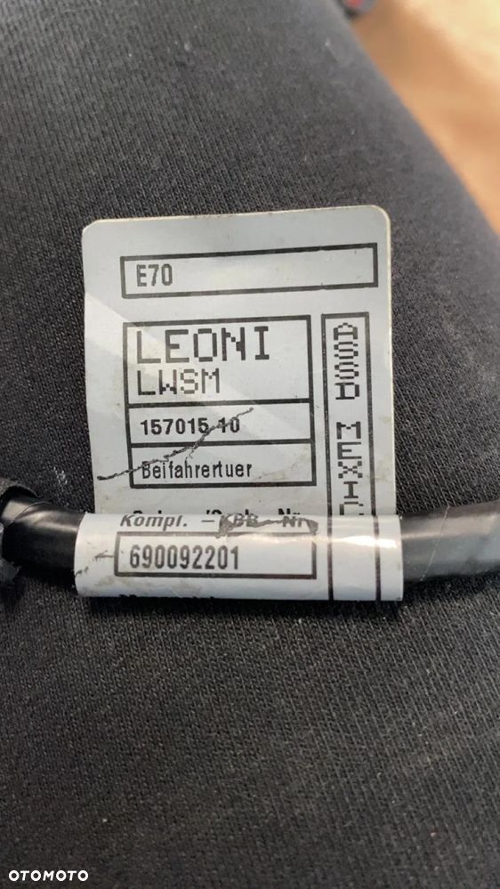 WIĄZKA PRZEDNICH PRAWYCH DRZWI BMW E70 9203114 - 3