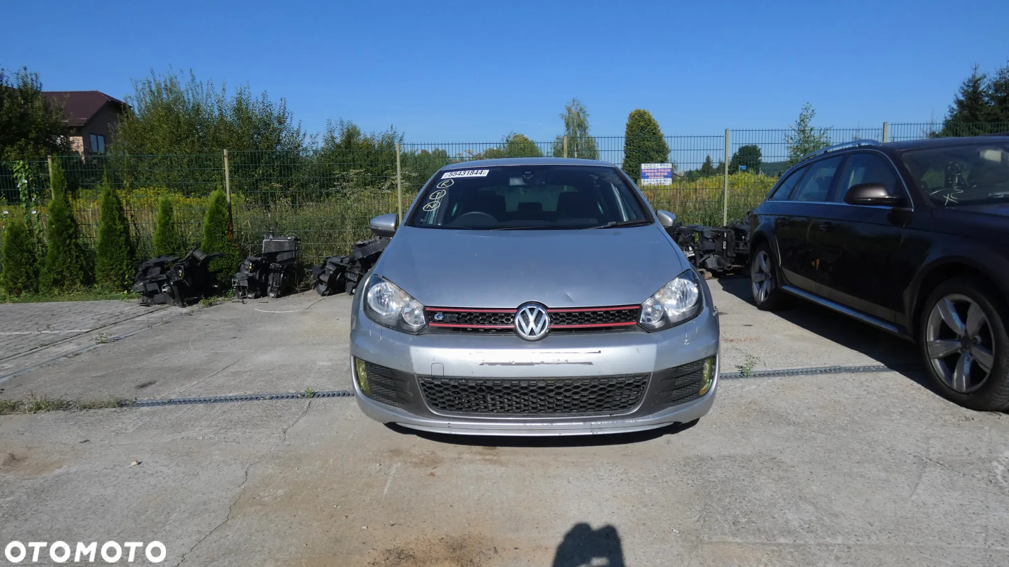 VW GOLF VI 6 GTI MASKA PRZÓD PRZEDNIA POKRYWA SILNIKA SREBRNA GORLICE - 3