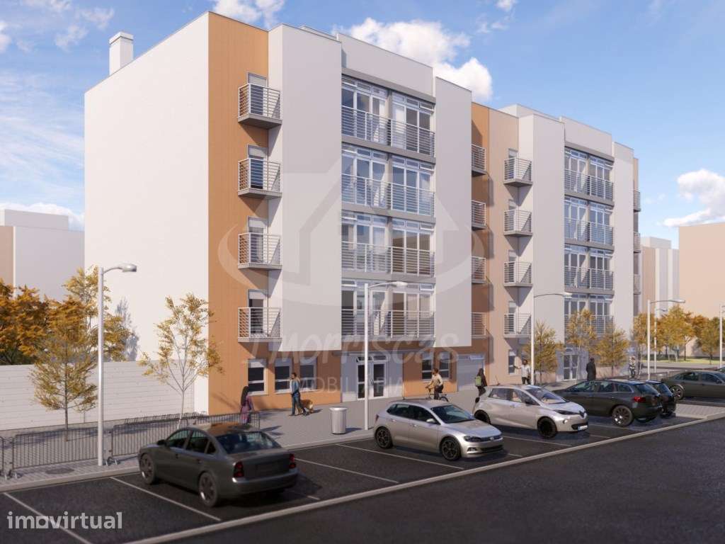 Apartamento T2+1 novo com terraço privativo e arqueamento - Vialonga - Grande imagem: 2/11