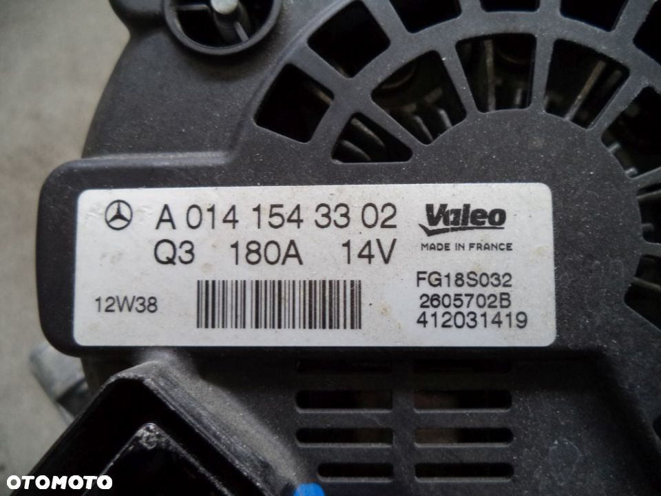 MERCEDES ML W166 350 CGI ALTERNATOR 276 - 2