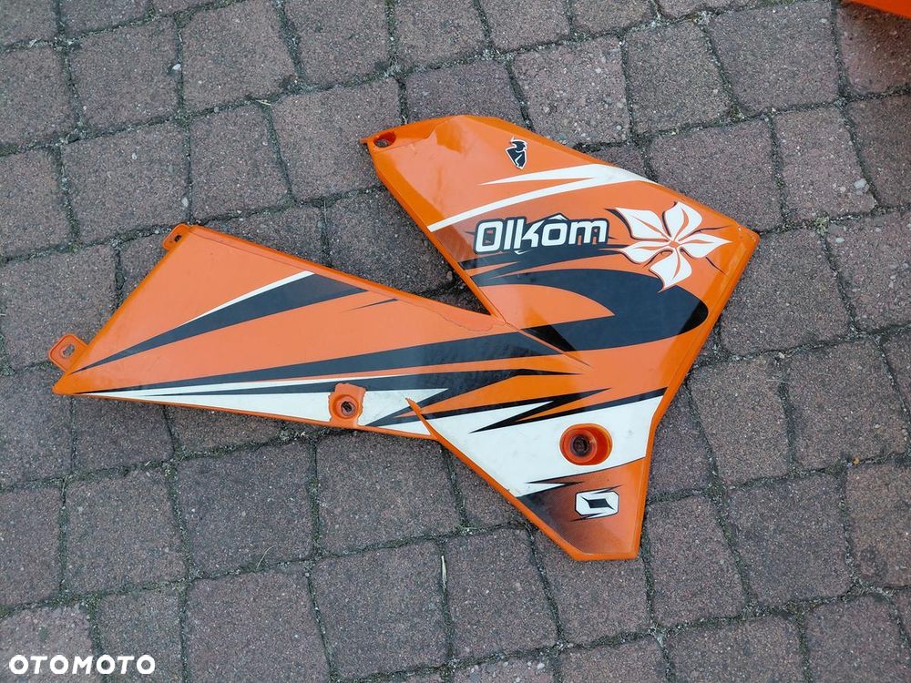 KTM EXC SX SXF 2004-2007 POLIFT BUDA KOMPLET PLASTIKÓW OWIEWKI SIEDZENIE BAK AIRBOX STELAŻ NADWOZIE RESTYLE LIFT - 9