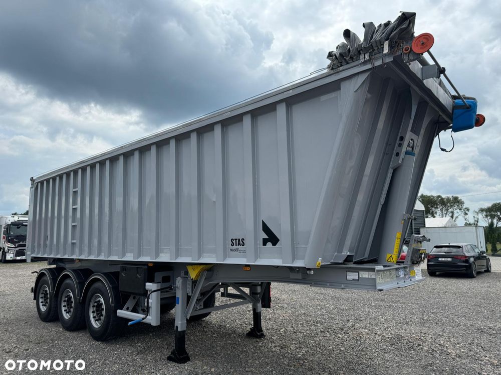 Stas Naczepa Wywrotka Aluminiowa STAS S300CX ‼️ 45m3 Super stan Opony 80% Micheline‼️ - 3