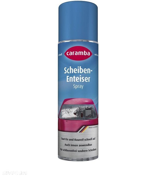 Spray dezghetare geamuri, solutie degivrare parbriz Caramba 500 ml - 1