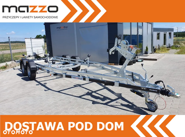 Brenderup Przyczepa pod łodziowa na rolkach 7 m DMC2500kg łożyska wodoodporne MOCNA I SOLIDNA PRZYCZEPA PODŁODZIOWA