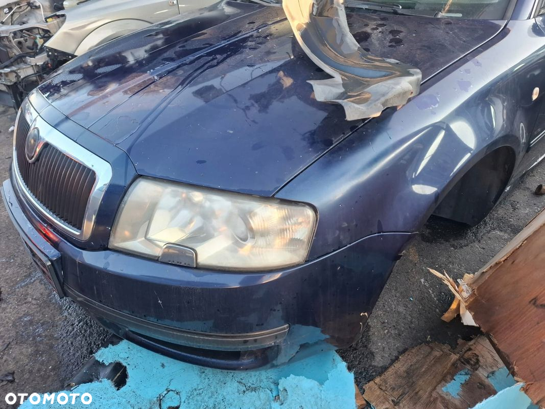 LAMPA LEWA PRZÓD PRZEDNIA XENON KOMPLETNA SPRYSKIWACZ SKODA SUPERB I 1 - 2