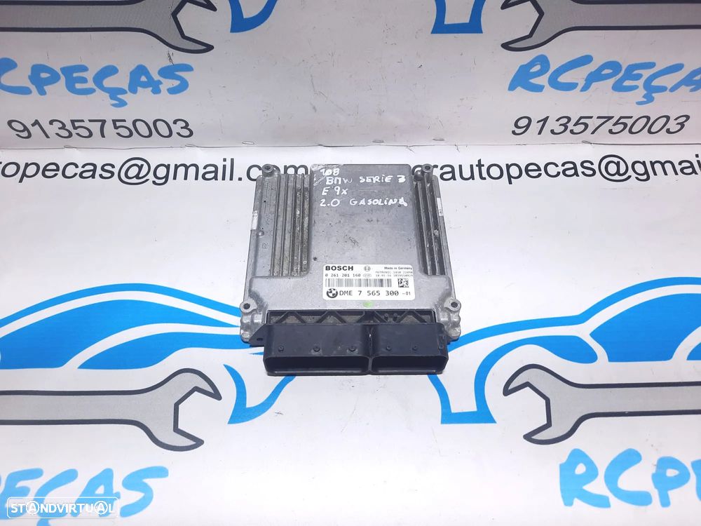 CENTRALINA ECU MOTOR BOSCH BMW SERIE 3 E90 E91 2.0i 150 CV 206S2  0261 201 160 DME 7 565 300