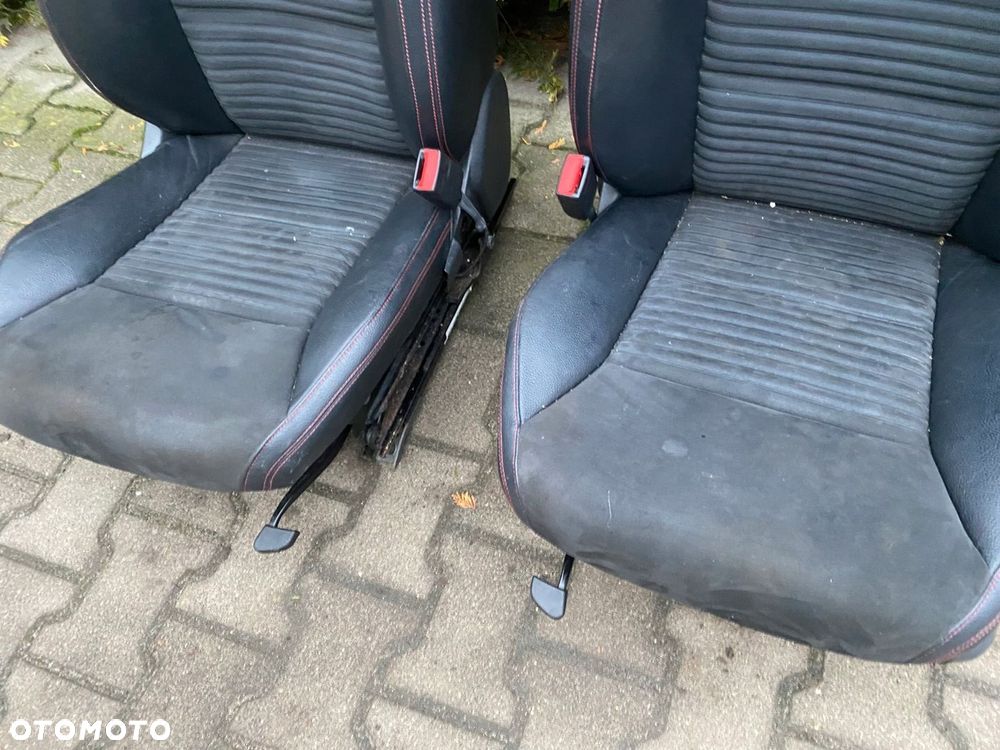 MERCEDES 176 cla 117 gla 156 amg fotel przedni prawy lewy skora alcantara - 2