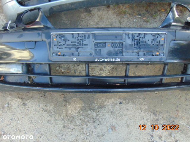 BMW E46 compact ZDERZAK przód przedn halogeny listewki kratki zaślepka szary srebrny kolor STAHLgrau A08 - 7