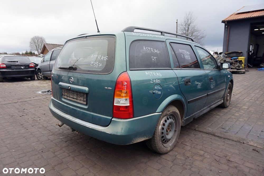 OPEL ASTRA II G KOMBI 2001 Z387 1.6 16V Z16XE 100KM ZIELONY na części - 5