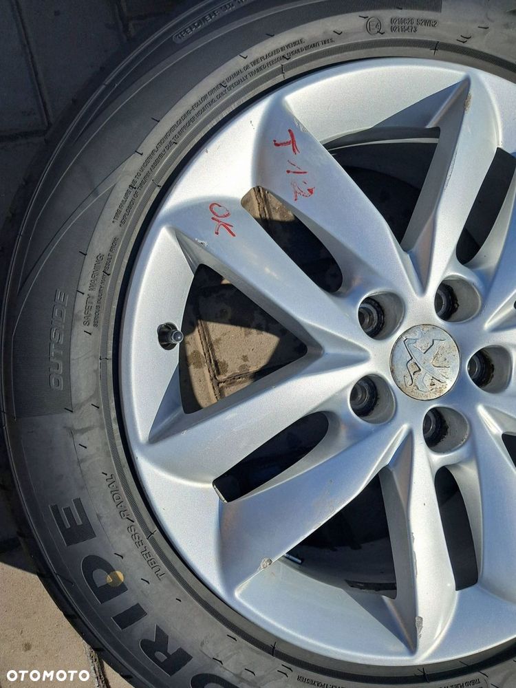 peugeot 508 felgi aluminiowe 17" koła lato 215/55r17 5x108 9671401380 - 3