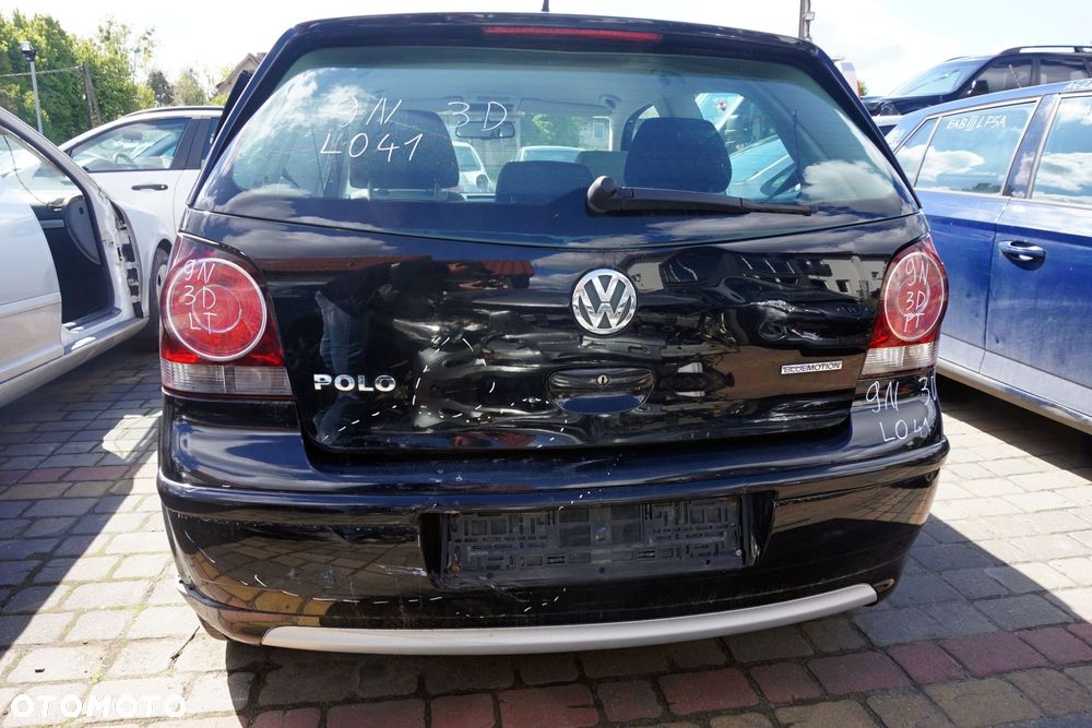 KLAPA BAGAŻNIKA TYLNA POLO IV 9N LIFT 3D HB L041  CZARNY VOLKSWAGEN 2004-2009 - 1