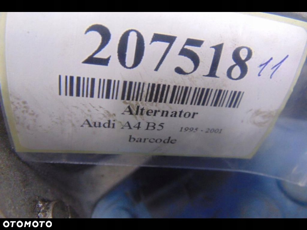 AUDI A4 B5 1.6 8V ALTERNATOR 2546321 - 4