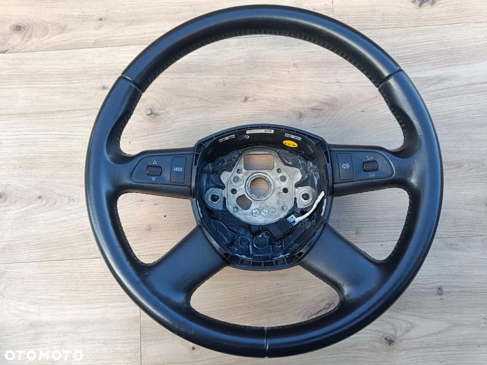 AUDI A6 C6 A8 D3 LIFT Q7 KIEROWNICA NÓWKA CZARNA SOUL 4F0419091AH - 1