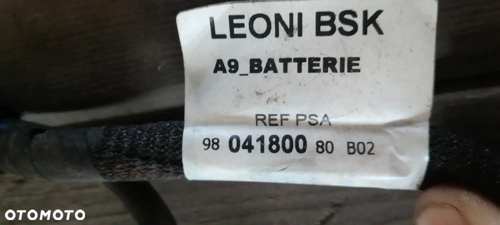 PEUGEOT 2008 I 1.6 eHDI WIĄZKA ALTERNATORA KLEMA - 3