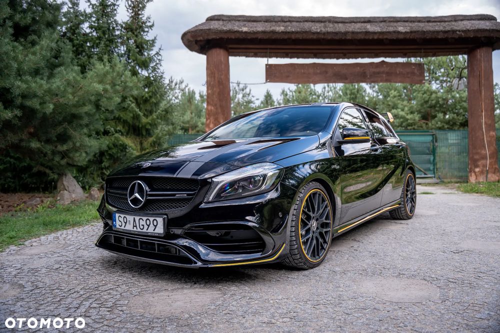 Mercedes-Benz Klasa A AMG 45 4Matic AMG Speedshift 7G-DCT Yellow Night Edition - 13