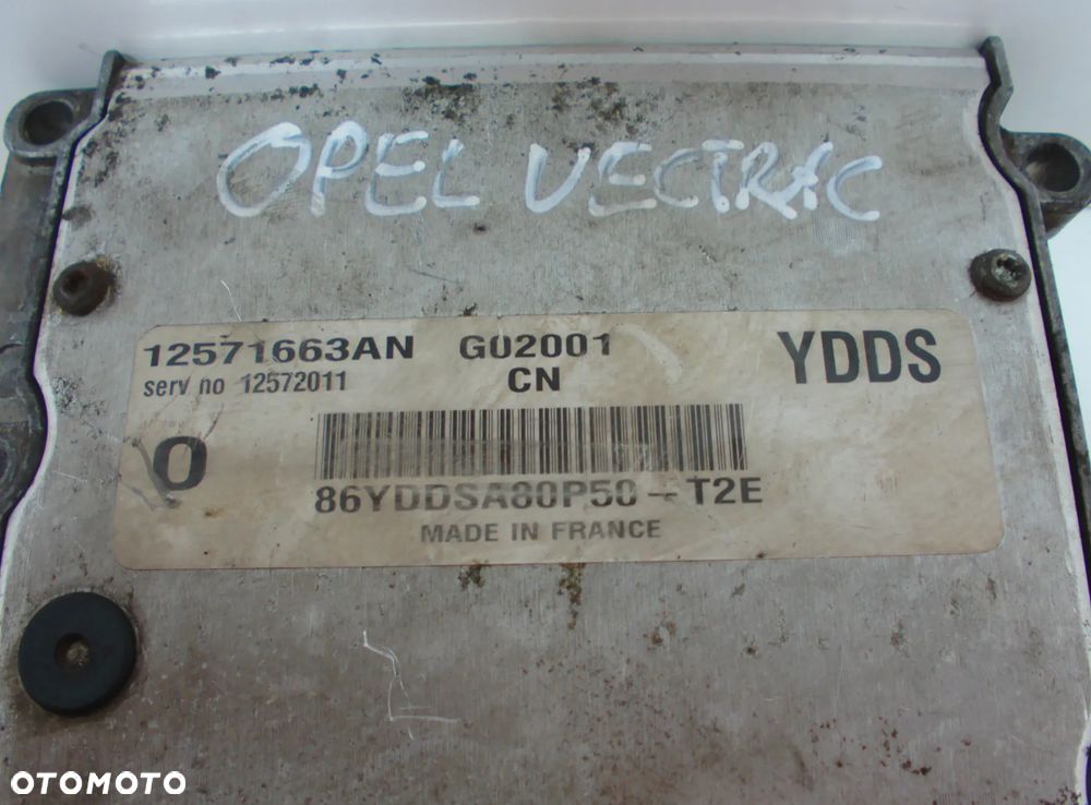 Sterownik Komputer Silnika YDDS 12571663AN - 2