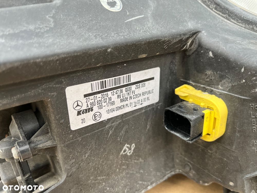 Lampa Mercedes Actros MP4 euro 6 MP 4 reflektor lewy - 3