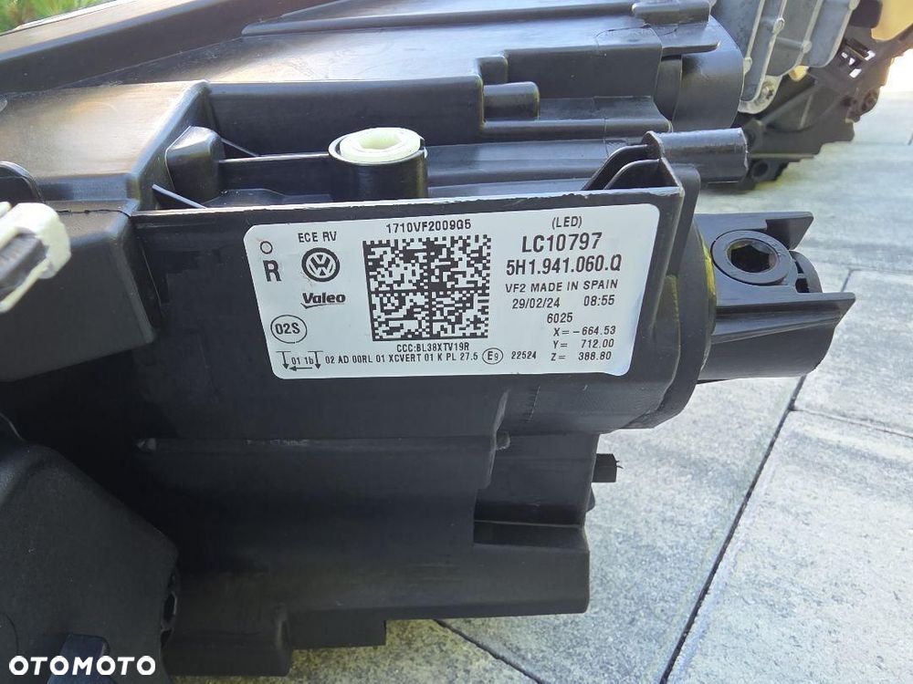 VW GOLF 8 VIII 5H1 GTI Lampy przód Full Led Matrix IQ 5H1941059Q 5H1941060Q - 16