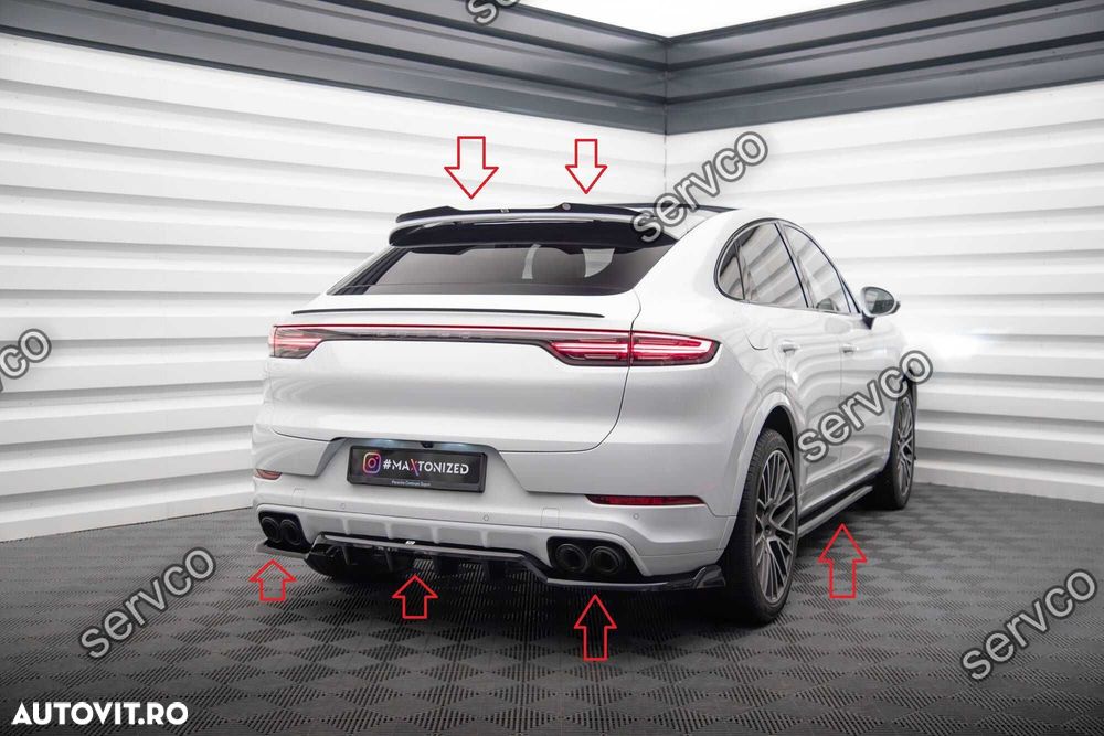 Pachet Bodykit Porsche Cayenne Coupe Mk3 2018-2023 v2 - Maxton Design - 2