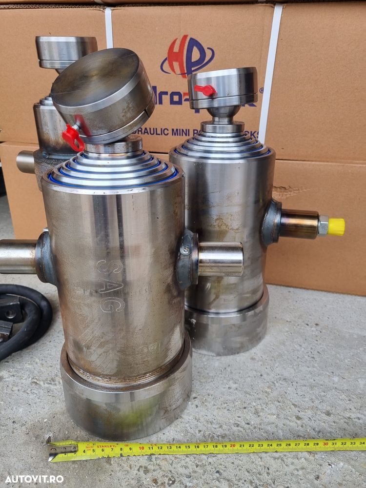 Cilindru basculare 9 tone 6 trepte,culindru remorca,cilindru bena - 5