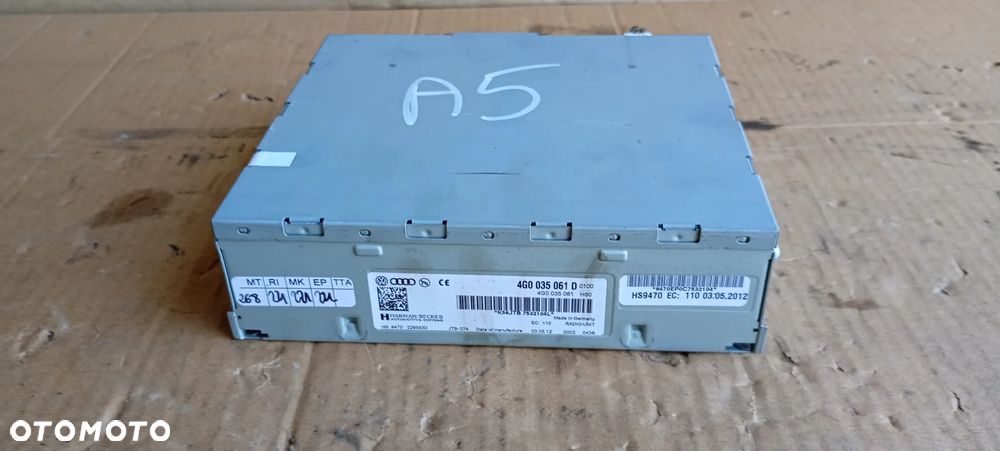 Moduł tuner radia radio nawigacja Audi A5 8T 4G0035061D - 1