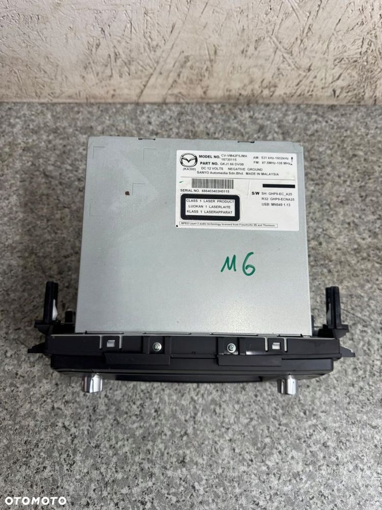 radio nawigacja mazda 6 gj 2012-2017 gkj1 66 dc0b cv-vm42f5jma - 9