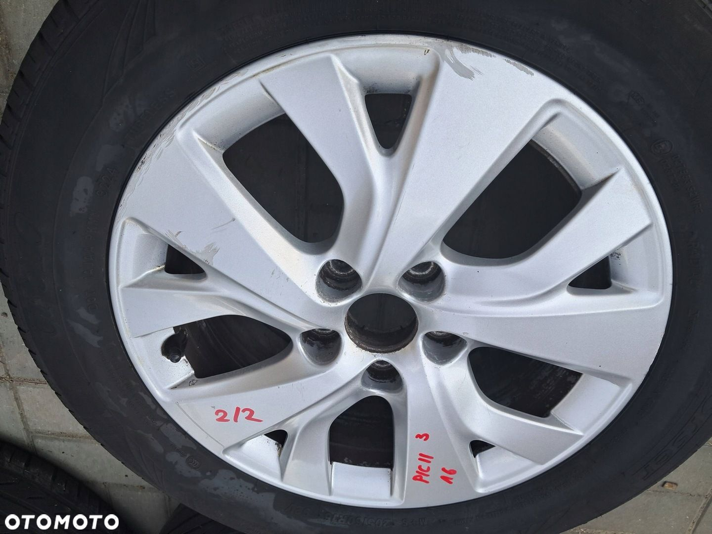 Citroen C4 Picasso II Felgi aluminiowe koła LATO 205/60R16 5x108 ET47 2024 - 7