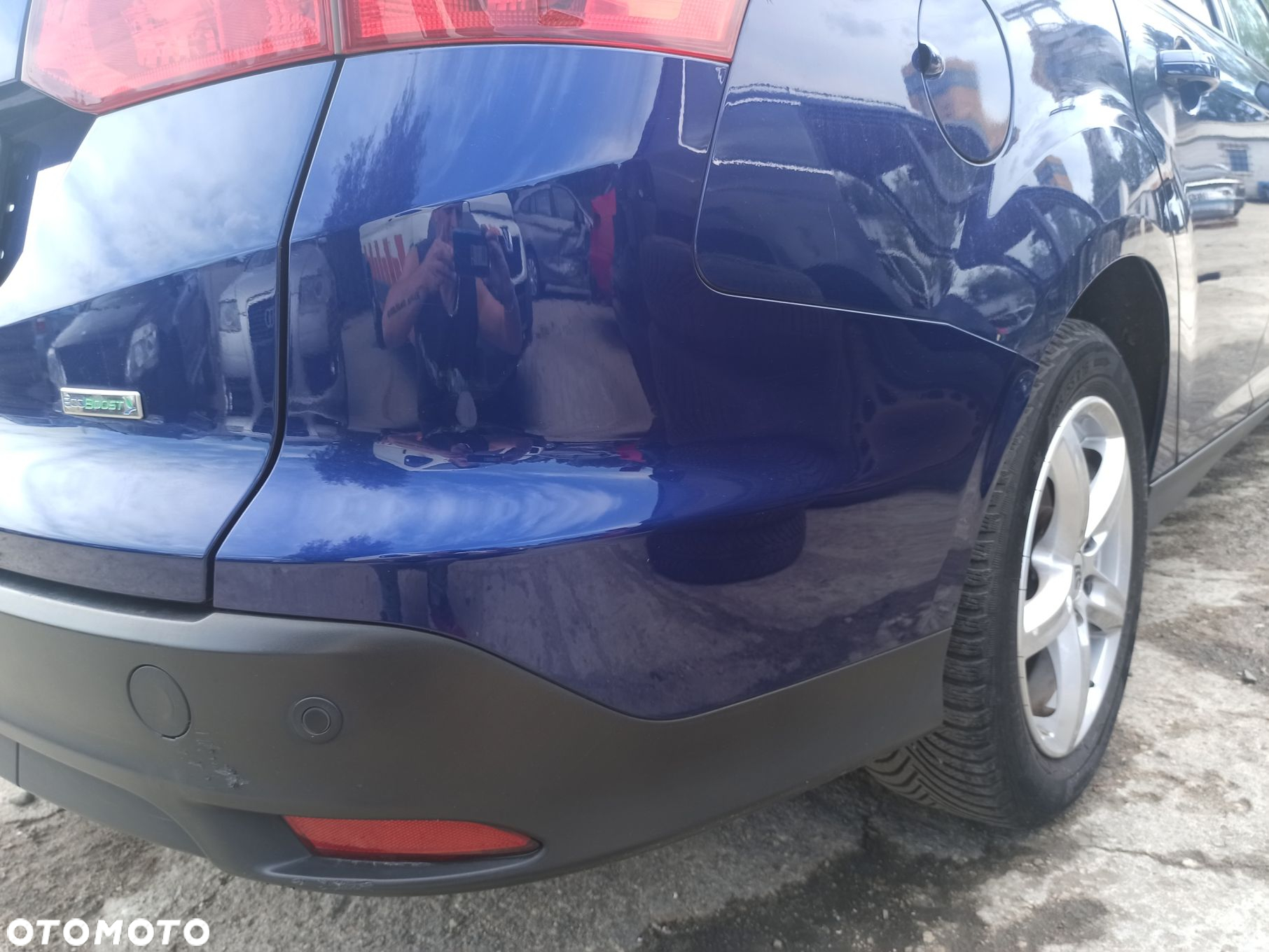 Zderzak tył tylny FORD FOCUS MK3 KOMBI kolor 1D PDC czujniki parkowania - 11