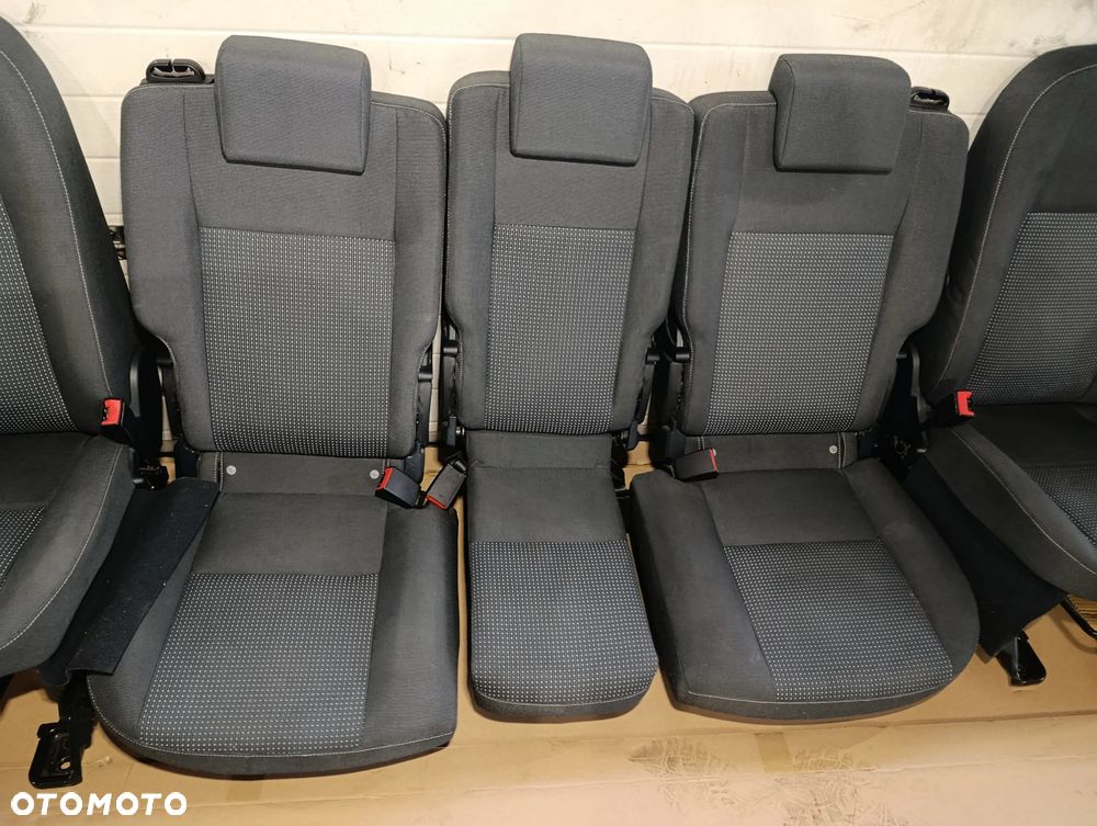 FORD C-MAX II 2 FOTELE SIEDZENIA KANAPA KOMPLET GRZANE - 5