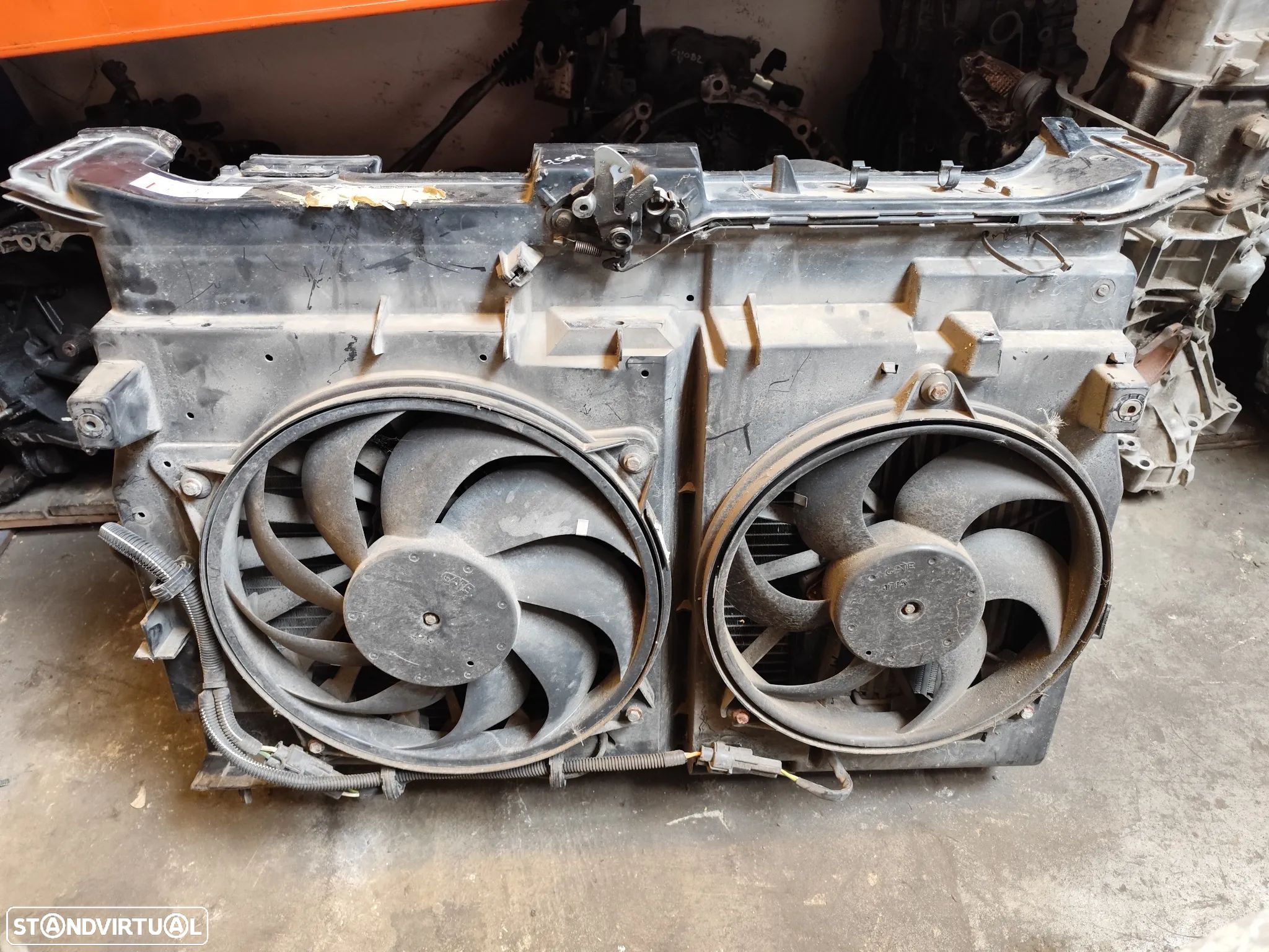 CITROEN C8 / PEUGEOT 807 FRENTE FIBRA RADIADORES TERMOVENTILADOR - Z509 - 1