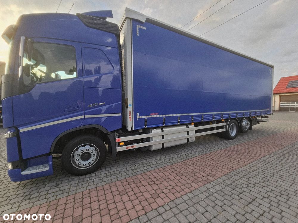 Volvo FH420 6x2 FIRANKA WECON 9.40m 23europalety+WINDA 2tony - 7