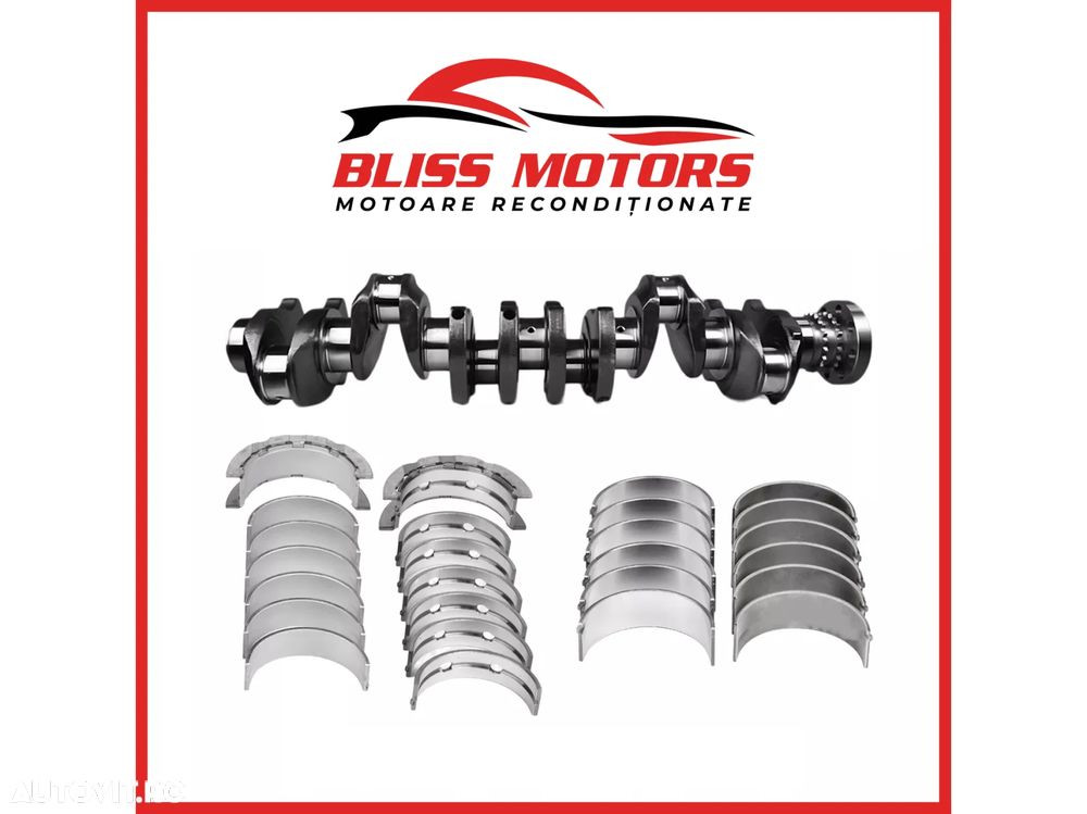 Kit reparație motor BMW 3.0 N57 – arbore cotit + set cuzineți | OEM compatibil - 1