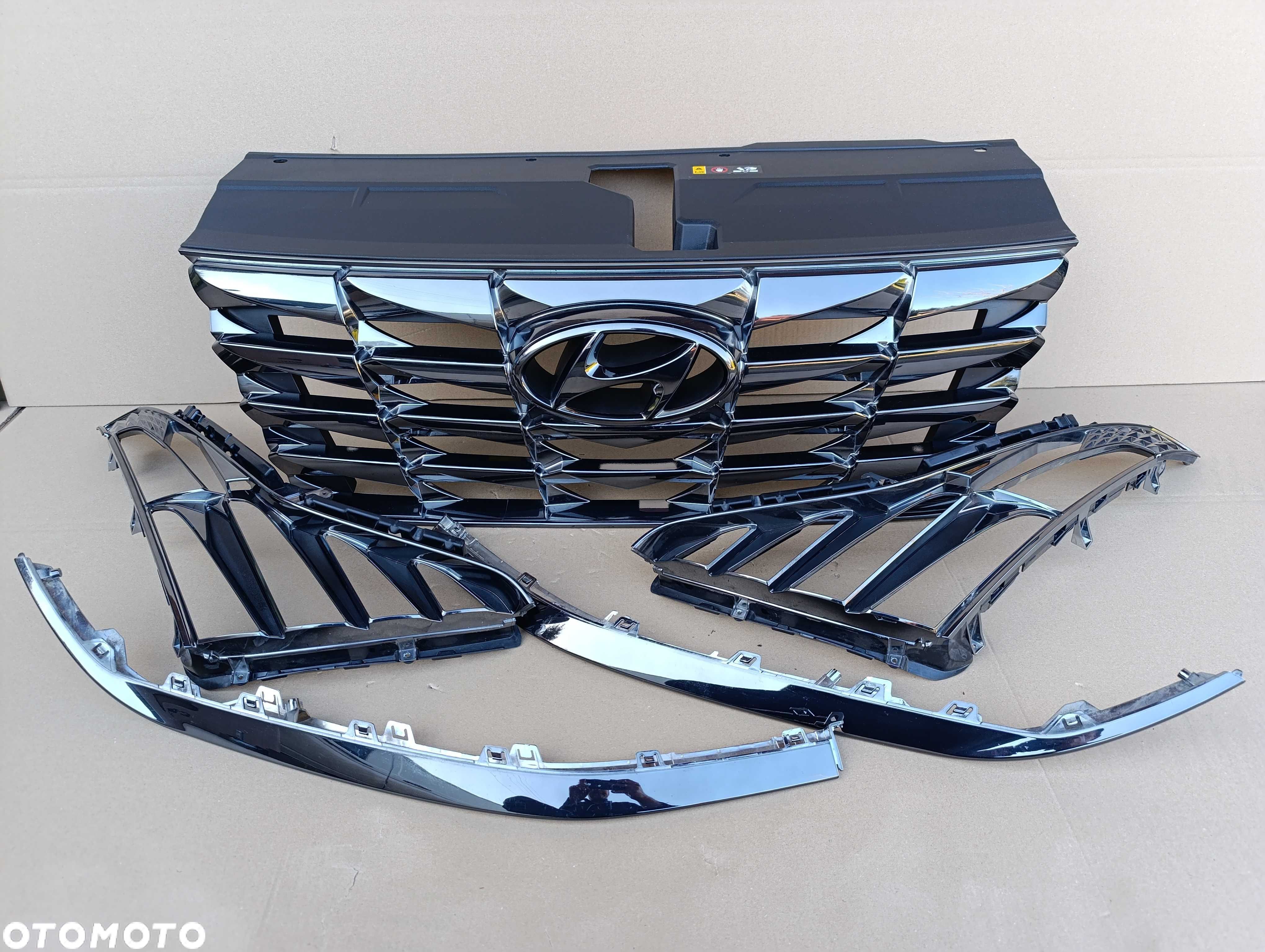 Hyundai Tucson IV kratka zderzaka grill gril chrom atrapa wlot kratki - 1
