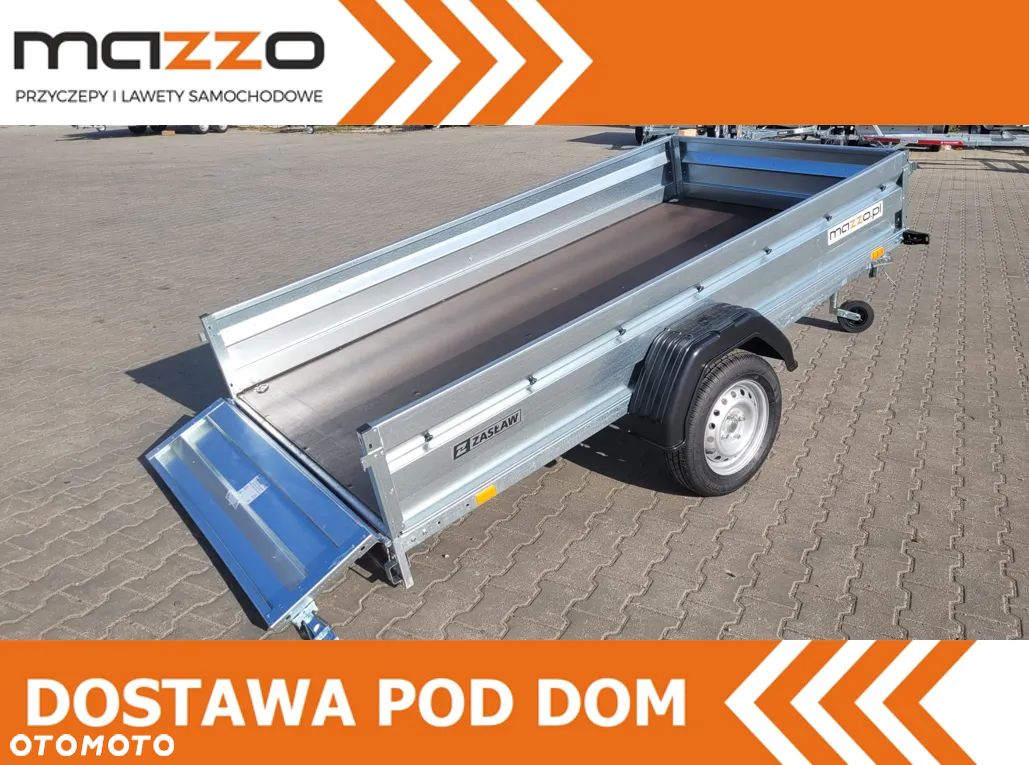 Zaslaw Dostawa Przyczepka uchylna DMC750kg 265x132x35cm SOLIDNA I MOCNA! HIT! - 1