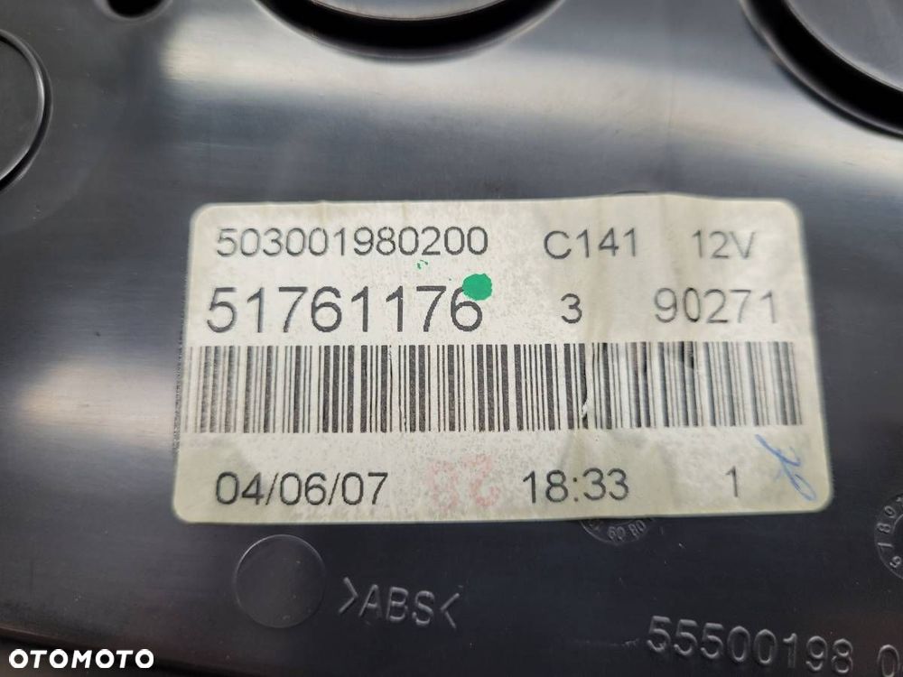 LICZNIK ZEGARY FIAT BRAVO II 1.9 JTD EUROPA 51761176 - 5