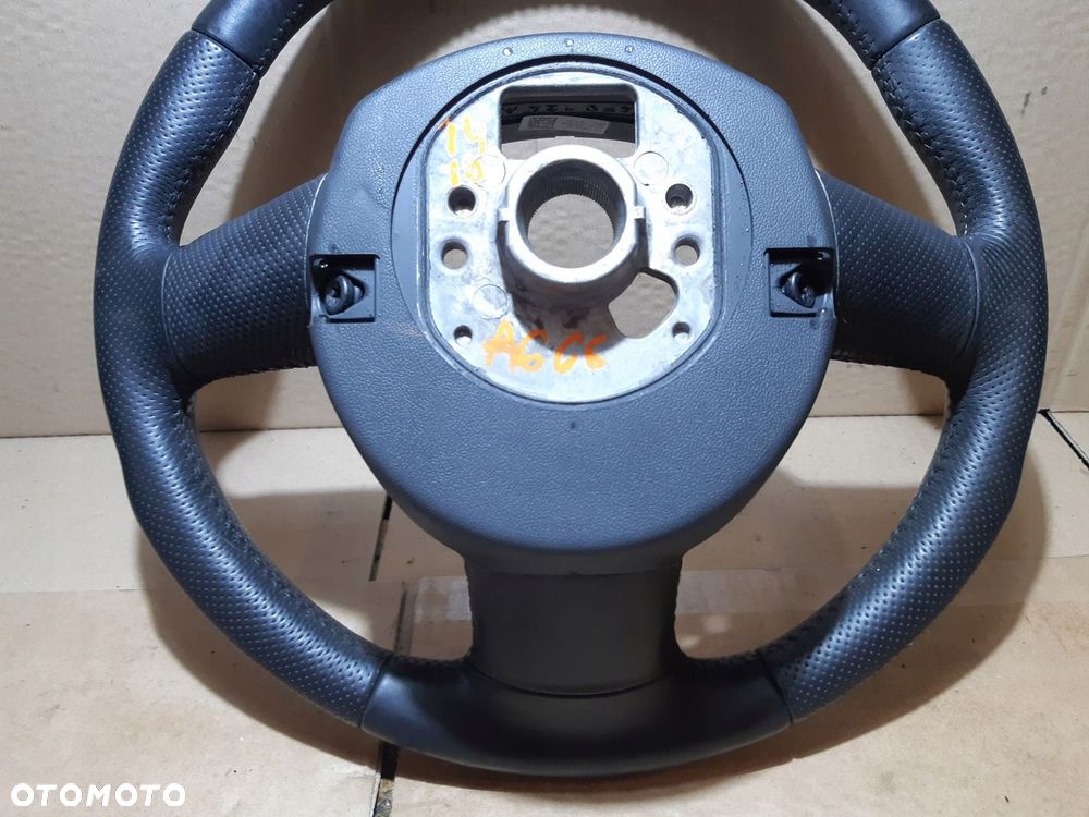 AUDI A6 C6 SLINE KIEROWNICA TRÓJRAMIENNA AIRBAG SKÓRA S-LINE 4F0419091DN - 7