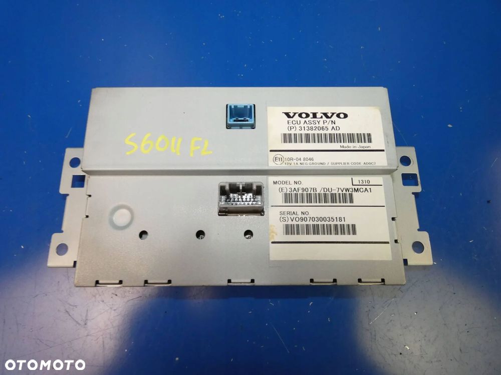 Volvo S60 II V60 MONITOR EKRAN WYŚWIETLACZ RADIA NAWIGACJI - 2