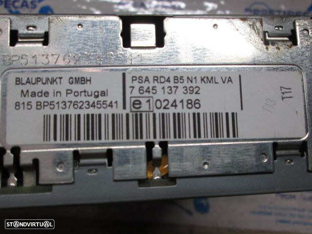Radios 9659138977 CITROEN C4 2005 BLAUPUNKT RD4N1-01 - 3