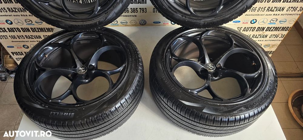 Jante Aluminiu Alfa Stelvio Quadrofoglio 2 Dimensiuni Anvelope Ca Noi Pirelli 255/45R20 285/40R20 - 8