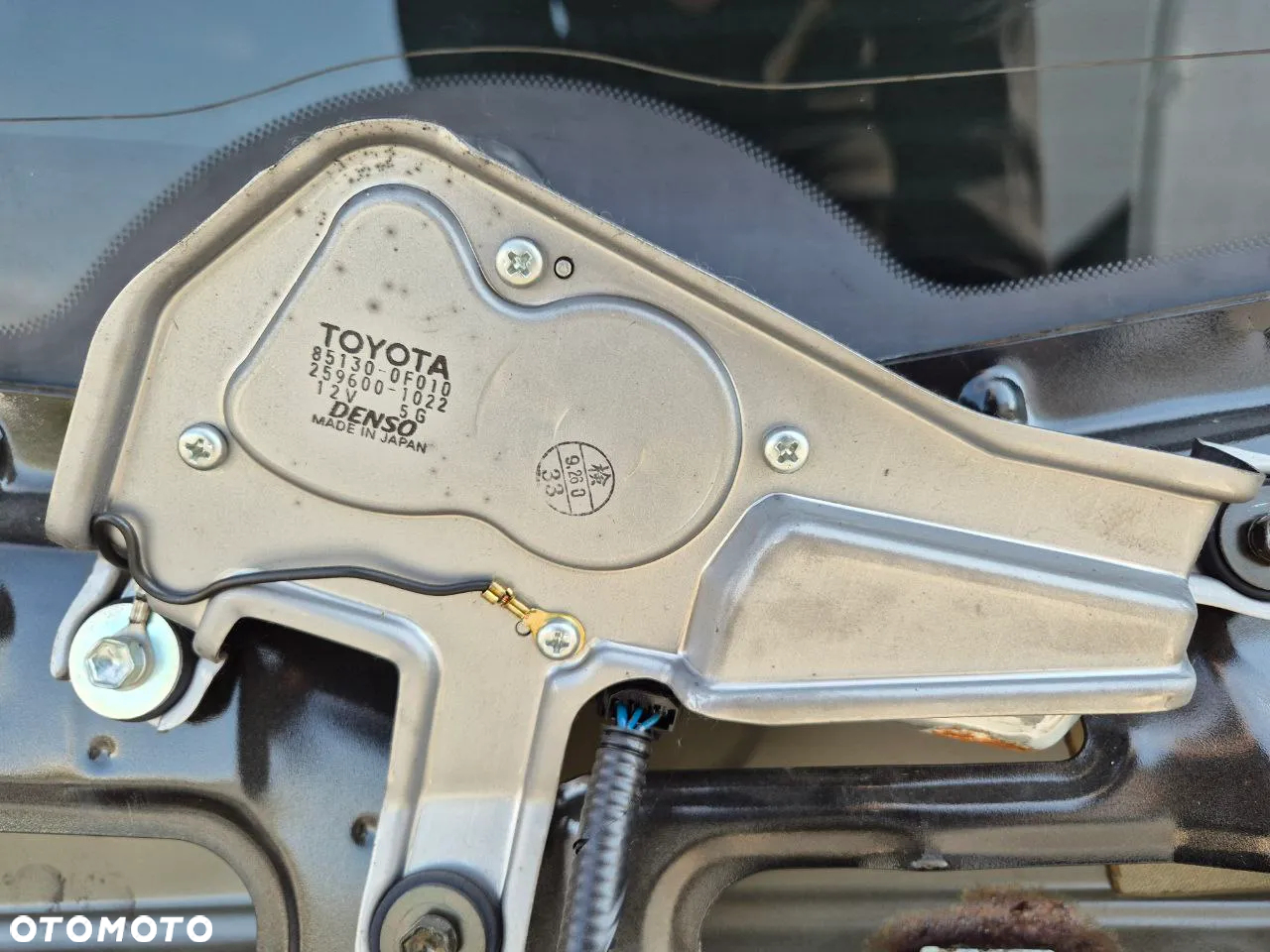 TOYOTA COROLLA VERSO 05r KLAPA BAGAŻNIKA / DRZWI CZARNY - 8