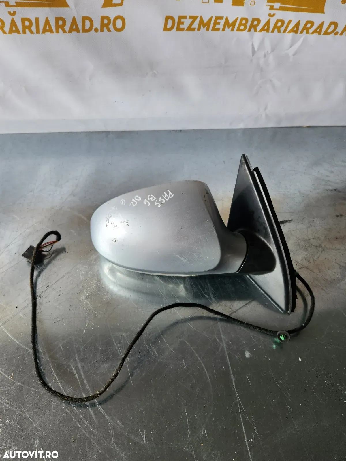 Oglinda Dreapta Vw Passat B6 Electrica Cu 6 Fire La Mufa Semnalizare Sparta - 3