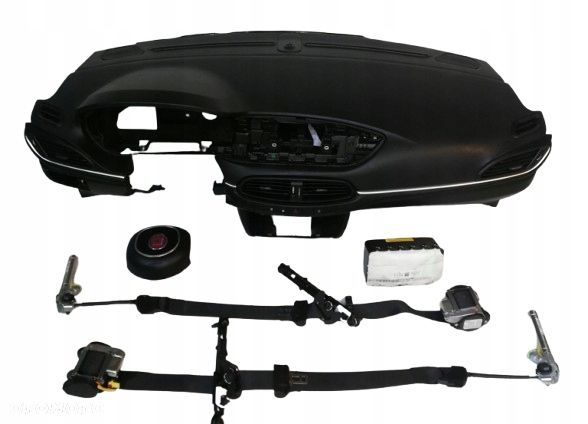 komplet poduszki deska pas pasy fiat tipo navi tablet - 1