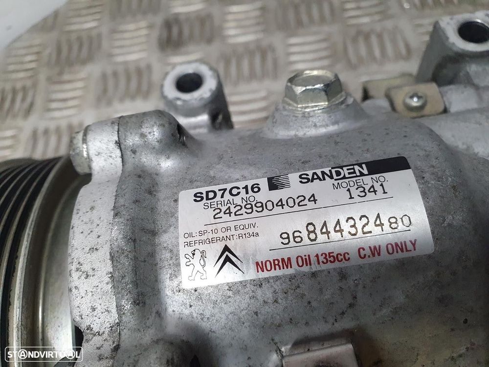 COMPRESSOR AR CONDICIONADO PEUGEOT 3008 LIMUSINA 2010 -9684432480 - 8