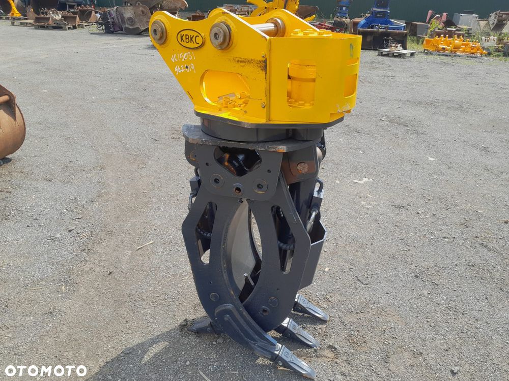 Chwytak hydrauliczny obrotowy sortujący wyburzeniowy kleszcze pięciopalczaste waga, 300kg NOWE!!! - 5