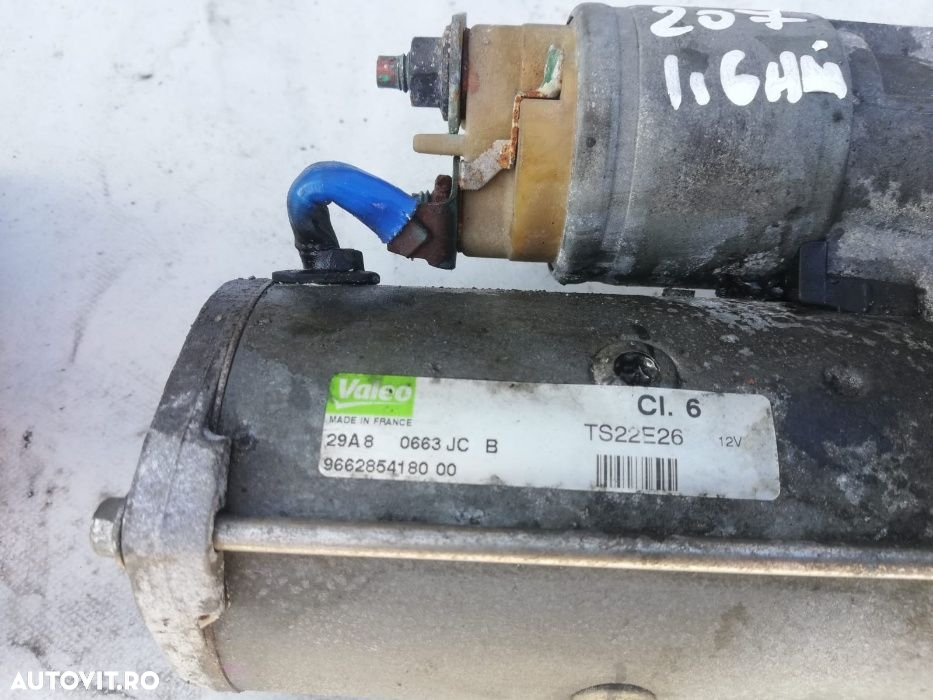 Alternator, electromotor, Peugeot 207,motor 1.6 HDI, - 4