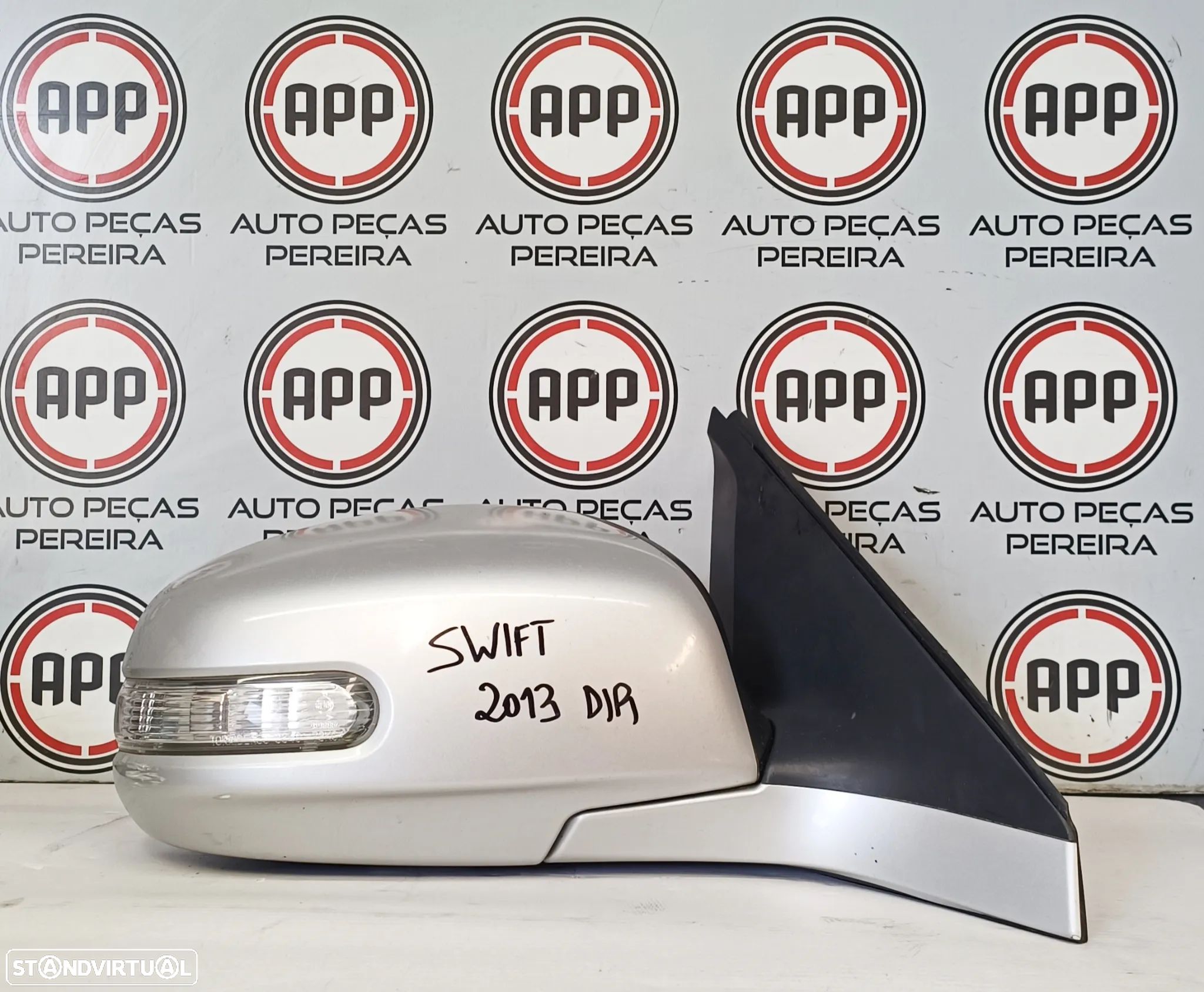 Espelho Susuki Swift de 2013, electrico, esquerdo, com pisca, usado original . - 1